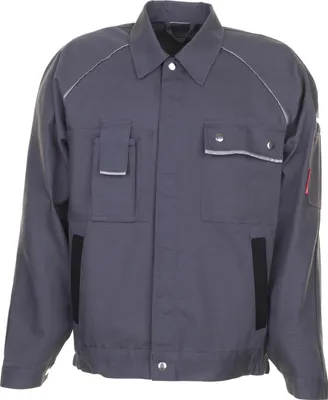 Productafbeelding van Bundjacke CANVAS 320 - grijs - maat 50