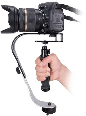 Zdjęcie produktu dla Ręczny stabilizator do kamer sportowych lub lustrzanek cyfrowych
