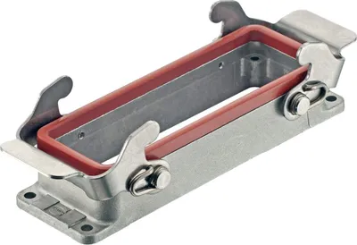 Produktbild von HARTING Han 24B High Temp Anbaugehäuse niedrig mit 2 Querbügeln - 1 Stück