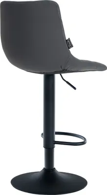 Produktbild von Barhocker HLO-CP264 Kunstleder schwarz  grau