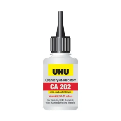 Produktbild von UHU Sekundenkleber CA 202 20g i.Flasche o.stechenden Dämpfe, 1 Stück