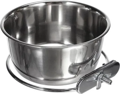 Image de Récipient à friandises Stahlstahl, 600 ml, 12 cm, avec bouchon à vis, pour rongeurs