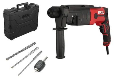 Produktbild von SKIL 1770GA Bohrhammer (850W,Gasgebschalter,26mm Beton,Bohren/Schrauben/Meißeln)