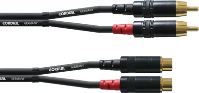 Zdjęcie produktu dla Cordial CFU 3 CE, RCA, Męska, RCA, Męska, 3 m, Czarny