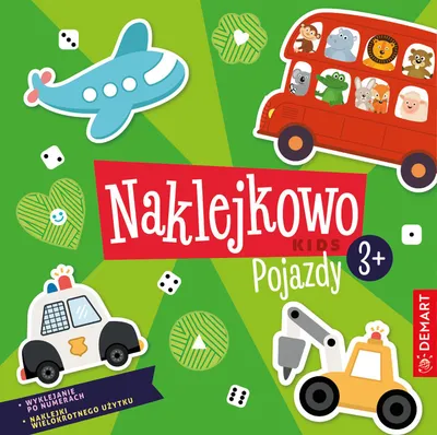 Obrázok produktu pre Naklejkowo Kids 3+. Knihy s nálepkami pre deti od 3 rokov