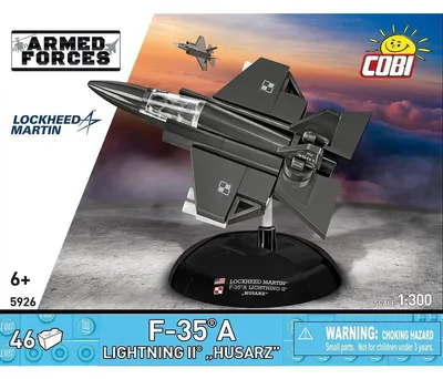 Produktbild von Lockheed Martin F-35A „Husarz“ Modellbausatz 1:300, 46 Teile