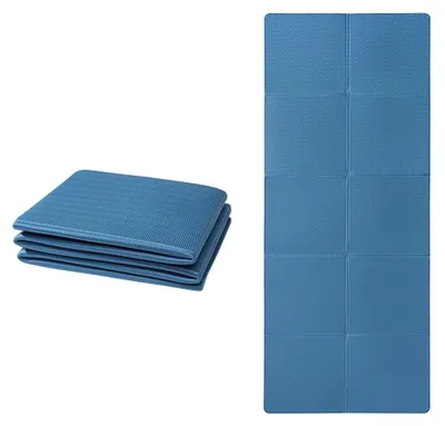 Produktbild von Omgoods – Faltbare Yogamatte – Rutschfeste Fitnessmatte – Leichte Gymnastikmatte für Zuhause und Reisen