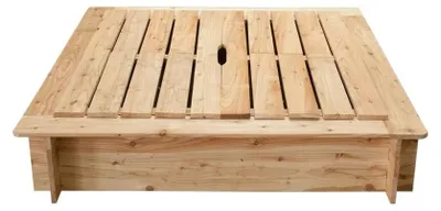 Produktbild von Sandkasten Komplett-Bausatz Fichtenholz 120 cm x 120 cm