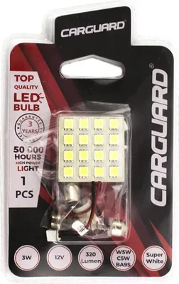 Produktbild von Autolampe LED CLD314 W5W C5W BA9S - 320 Lumen 6000K Can-Bus - SMD 3W 12V - Lange Lebensdauer 50.000h [50752]