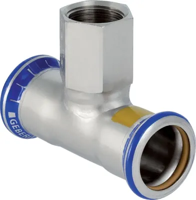 Produktbild von Geberit 34056 Mapress Edelstahl T-Stück mit IG