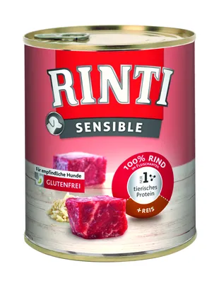 Produktbild von Rinti Sensible Rind & Reis - 800 g
