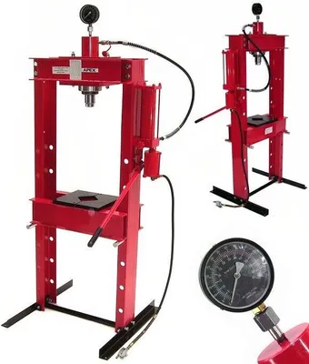 Produktbild von Werkstattpresse 30t Lagerpresse Werkstatt Presse Manometer Hydraulikpumpe 06253