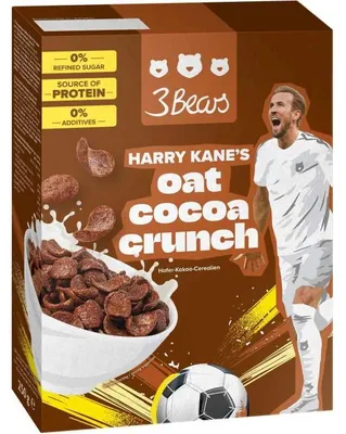 Produktbild von 3Bears Harry Kane's Oat Cocoa Crunch 250g
