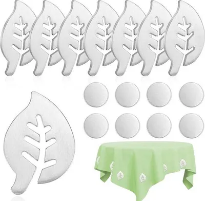 Produktbild von Famanu Tischdeckenbeschwerer 8 Stück - Extra schwere magnetische Tischklemmen, Edelstahl