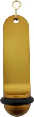 Produktbild von CombiCraft Big Classic Gold Aluminium Hotel Schlüsselanhänger 105x30 mm - 5 Stück