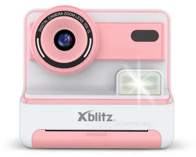 Productafbeelding van FLASH PINK: Instantcamera met thermische printer voor kinderen