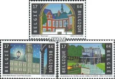 Produktbild von Briefmarken Belgien 2000 Mi 2974-2976 (kompl.Ausg.) postfrisch UNESCO