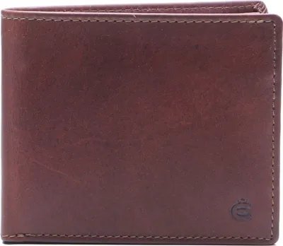 Produktbild von Esquire kompakte echt Leder Geldbörse Portemonnaie mit RFID Schutz braun