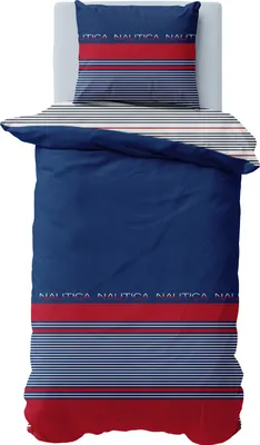 Produktbild von Nautica Home Drifting Bettwäsche Set Satin Größe 155x220cm + 80x80cm