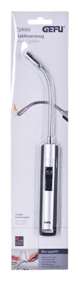 Obrázok produktu pre GEFU 12980, Piezoelektrický kuchynský zapaľovač, Piezo, Čierna, Strieborná, Kov, Plast, 22 mm, 260 mm