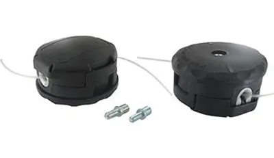 Immagine prodotto di Testina in nylon compatibile con Shindaiwa - Echo, per decespugliatori con braccio curvo e decespugliatori a filo. Fornita con 2 adattatori, 7 m