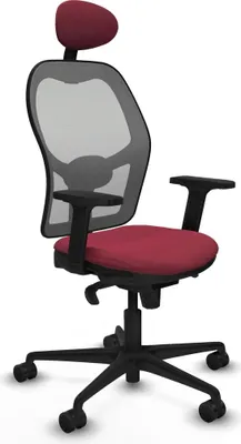 Immagine prodotto di Sedia da ufficio con poggiatesta Jorquera Piqueras y Crespo 2D036N1 Rosso granato
