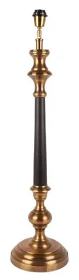 Produktbild von Tischlampenfuß, 92 cm hoch - Goldfarben - Aluminium