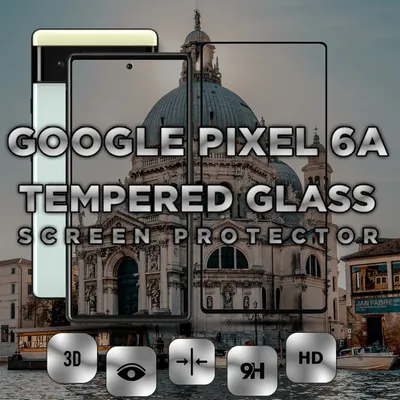 Produktbild von Google Pixel 6a – gehärtetes Glas 9H – 3D-Displayschutz in Superqualität