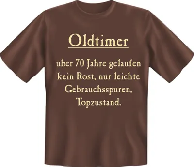 Produktbild von Oldtimer über 70 - Textilien - T-Shirt