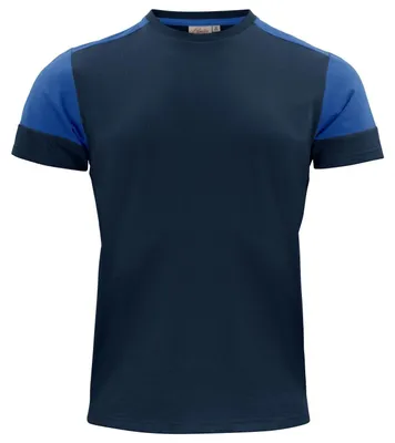 Image de T-shirt "Prime" pour hommes (lot de 5) – Modèle ET698 (taille L) – Couleur : bleu marine/bleu cobalt