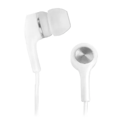 Zdjęcie produktu dla Słuchawki Przewodowe Dokanałowe Douszne Mini Jack 3,5mm Białe Stylowe