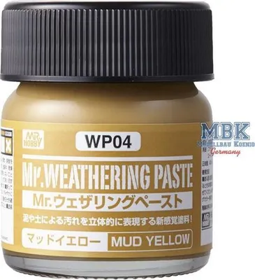 Produktbild von Mr Hobby - Gunze WP-04 - Weathering Paste Mud Yellow - Neu