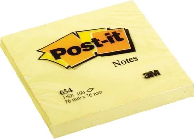 Produktbild von Post-It 654 Klebezettel Rechteck Selbstklebend