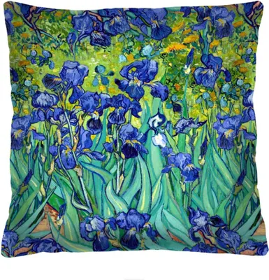 Produktbild von ARCO DESIGN Dekokissen "Irises" Farbig Stoffbezug 50 x 50 cm Dekokissen mit Füllung Dekokissen für Wohnzimmer Schlafzimmer
