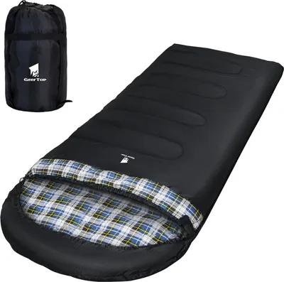 Produktbild von Schlafsack für Erwachsene, geeignet für 3 Jahreszeiten, wasserdicht, leicht, ideal für Camping, Wandern, Reisen und Trekking