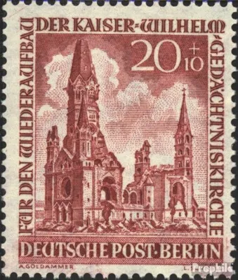 Produktbild von Briefmarken Berlin (West) 1953 Mi 108 postfrisch Gedächtniskirche Berlin