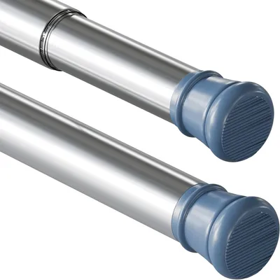 Productafbeelding van Verstelbare Gordijnroede zonder Boren, Telescoopstang, 83-160 cm, RVS, Ø 25 mm
