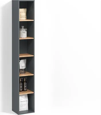 Immagine prodotto di Mobiletto da bagno Livinity Paolina Antracite/Rovere dorato 30 x 188.6 cm, Model 57392