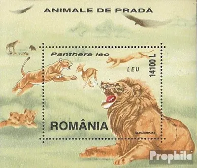 Produktbild von Briefmarken Rumänien 2000 Mi Block316 (kompl.Ausg.) postfrisch Raubkatzen
