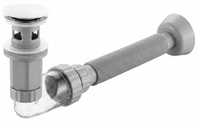 Immagine prodotto di Sifone Per Lavabo Klik-Klak Universale Rea Flow Bianco