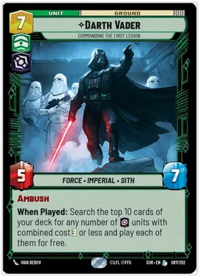 Produktbild von Darth Vader, Commanding the First Legion - FOIL - AncientCow