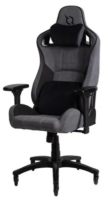Image de Chaise de gaming, fauteuil pivotant, ergonomique, confortable, robuste, gris et noir