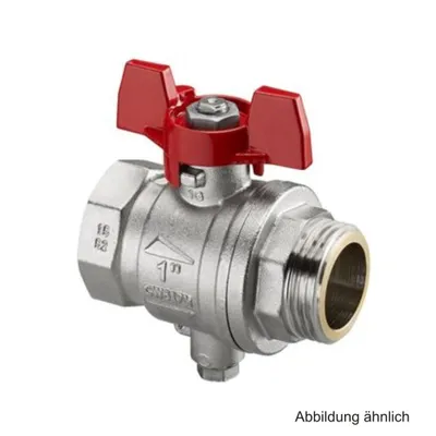Produktbild von Oventrop OV Kugelhahn 1Z, DN 25 m Fühleranschluss f WMZ