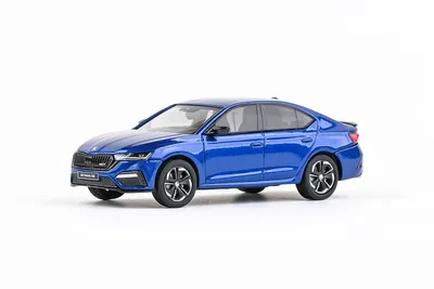 Miniature Skoda Octavia IV RS 2020 Abrex 1/43 Gris Anthracite Métallisé - Réf 037CF NEUF