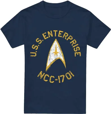 Image de Star Trek - T-shirt pour homme TV13649 (L) (Bleu marine)