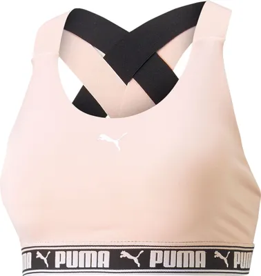 Produktbild von PUMA Mid Impact Feel It Sport-BH Damen 66 - rose dust M