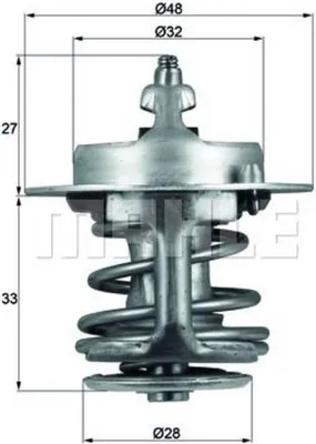 Produktbild von MAHLE Thermostat Kühlmittel 88°C für HYUNDAI i10 (PA) für TOYOTA STARLET (EP91)