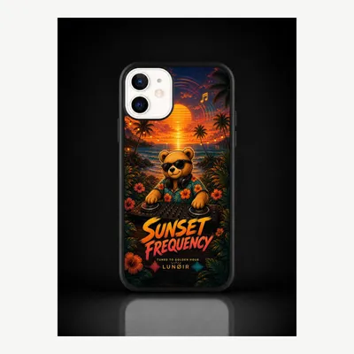 Imagen del producto de Funda para iPhone 12 / 12 Pro, carcasa protectora con diseño de atardecer – LUNØIR ©