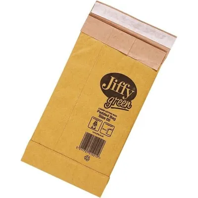 Produktbild von Papierpolstertasche Jiffy 00 Innenmaß 105x229mm braun
