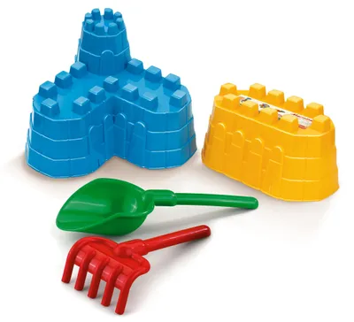Produktbild von Marioinex Sandspielzeug Set Burg mit Schaufel und Rechen
